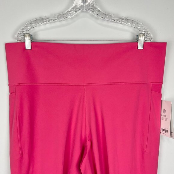 Athleta Plus Salutation Stash Pocket II 7/8 Tight Leggings Pink size 3X - Picture 6 of 14